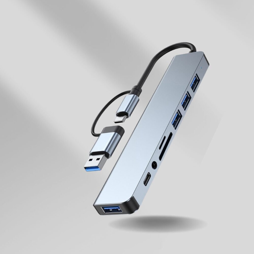 USB C Hub Adapter 8 in 1