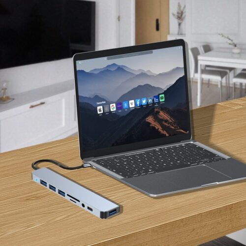 USB C Hub Adapter 8 in 1