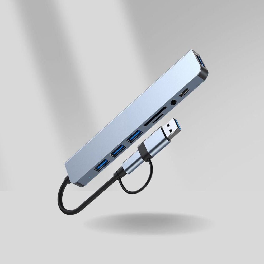 USB C Hub Adapter 8 in 1