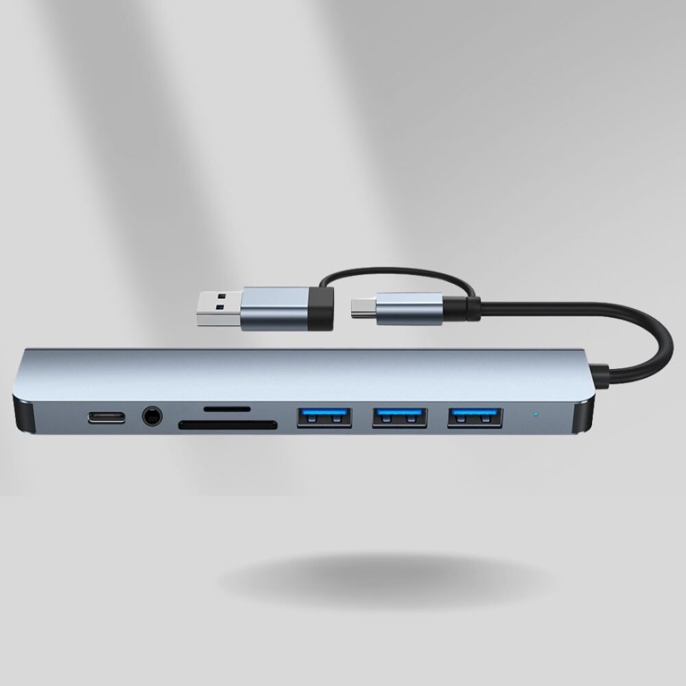 USB C Hub Adapter 8 in 1