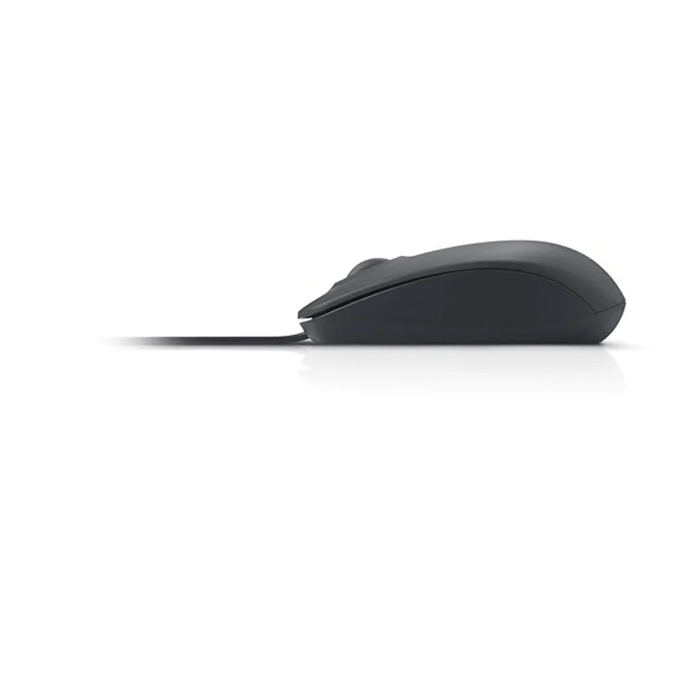 Black Plastic Dell Ms111 Optical Mouse Usb