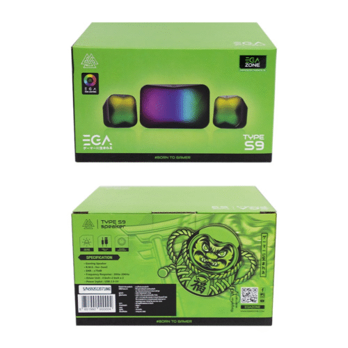 EGA Type S9 Gaming Speaker RGB Lighting