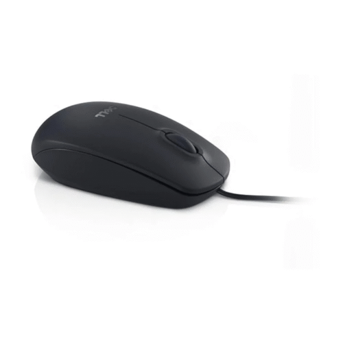 Black Plastic Dell Ms111 Optical Mouse Usb