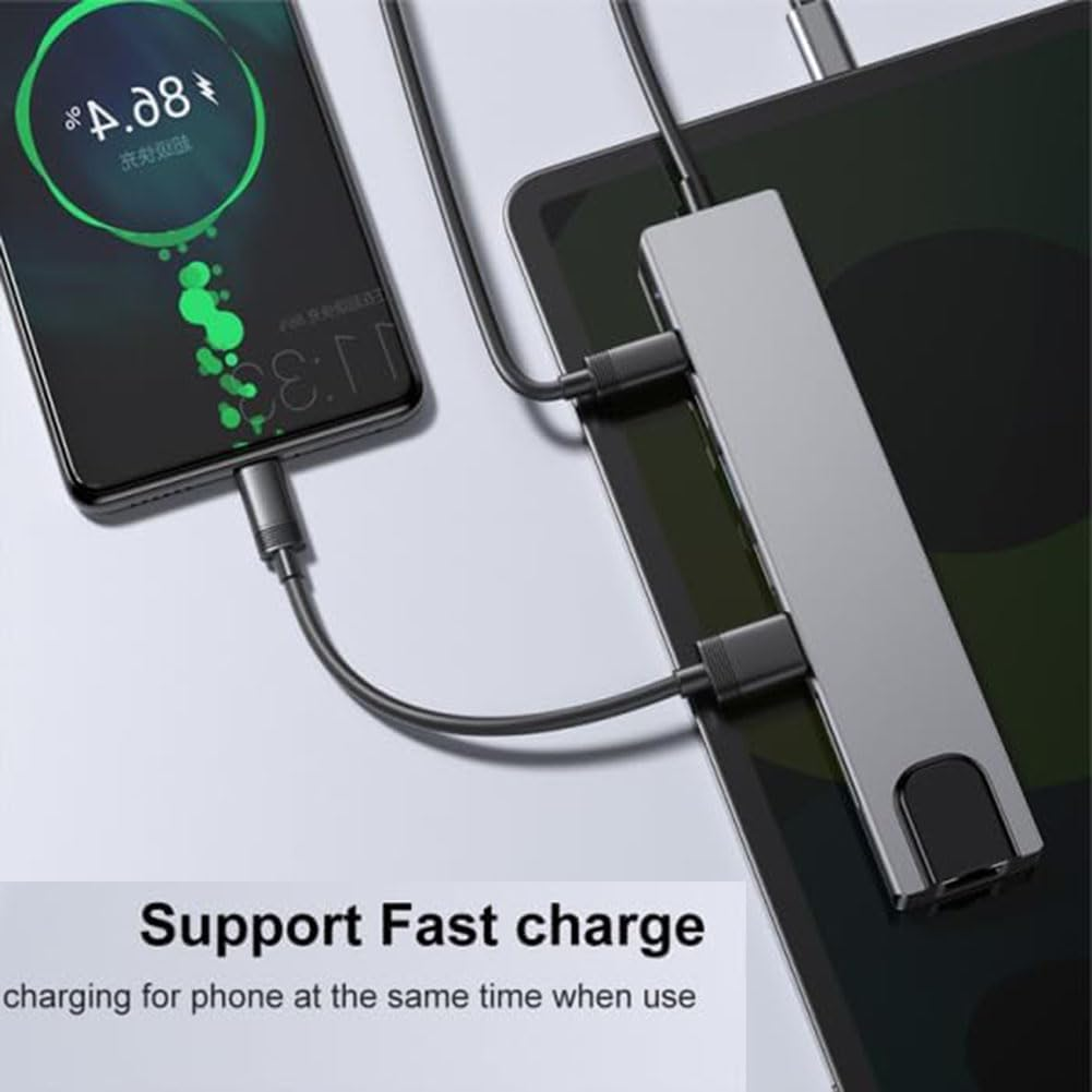 c802a7fc-5b2a-4fdf-891c-979bf4f989a7 TYPE C Hub 8 in 1 USB