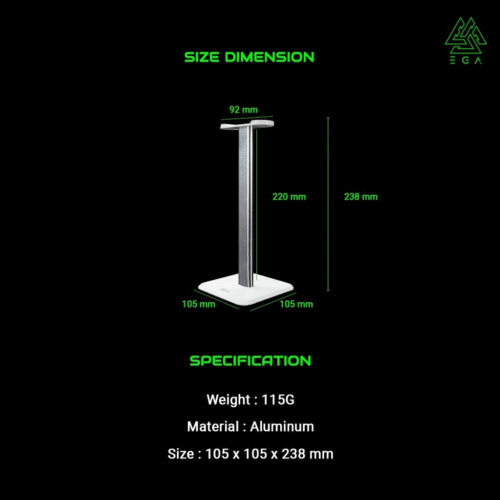 EGA TYPE HS2 Headset Stand