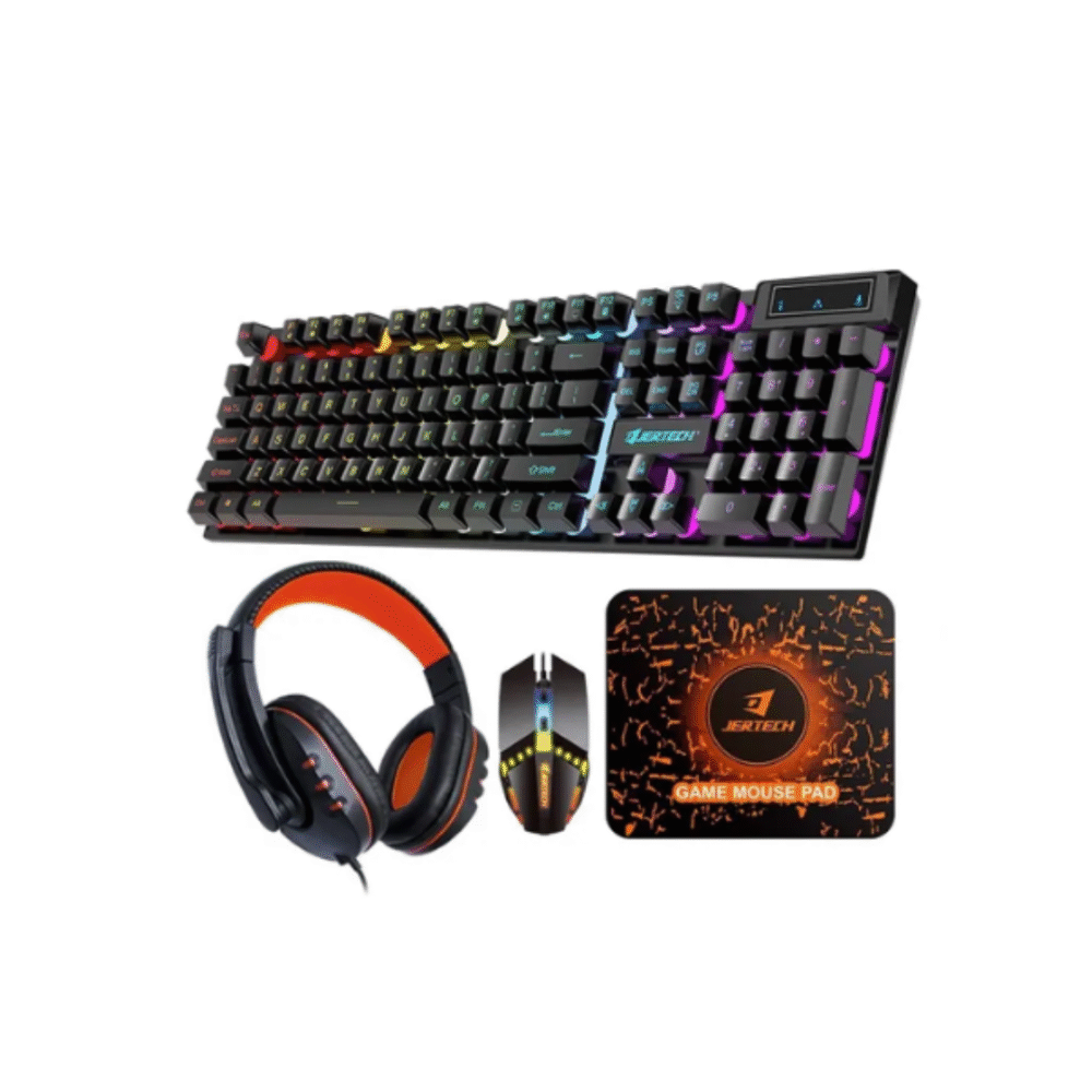 JERTECH CT4-01 | 4-in-1 Gaming Kit (Keyboard + Mouse + Headset + Mouse Pad)