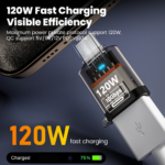 USB3.2 Gen2 OTG Adapter Female USB TypeC Male Fast Charge 120W Data Sync for iPhone16 15 Pro Phone Laptop PC