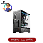 WJCOOLMAN 215 ATX-X LCD-SubScreen Panorama Tempered Glass Gaming Case (Black) 1 Year Warranty