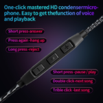 Sanmax Headphones In-Ear Sport HiFi Heavy Bass Good sound Heavy Bass Speak Clearly 3.5mm Typec phone for ios Android AAA