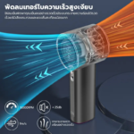 GOOJODOQ Gfs001 Portable Fan Type C Fan Cooling Steam Fan with Display Mobile Fan