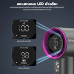 GOOJODOQ Gfs001 Portable Fan Type C Fan Cooling Steam Fan with Display Mobile Fan