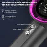 GOOJODOQ Gfs001 Portable Fan Type C Fan Cooling Steam Fan with Display Mobile Fan
