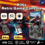 Portable Game Console New R36S Retro Game Console 128GB