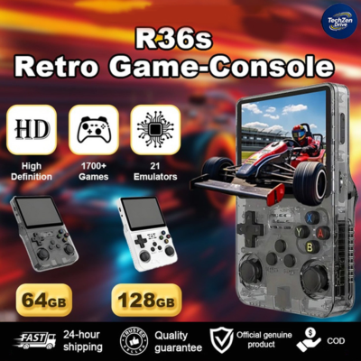 Portable Game Console New R36S Retro Game Console 128GB