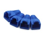 RJ45 CAT5 CAT5E CAT6 Covers Strain Relief Boots (Blue)100Pcs