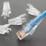 Transparent RJ45 Network Cable Plug Boots (50 PCS)