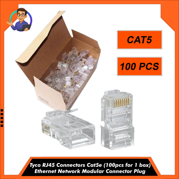 RJ45 CAT5E Plug RJ45 100Pcs