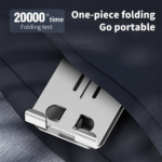 GOOJODOQ Portable Ultra Thin Metal Tablet Stand Accessories for iPad Xiaomi Samsung (Black)