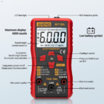 ANENG M118A Digital Meter Multimeter Tester Automatic Multimeter Real Rms Transistor Meter With NCV Data Held 6000 Counts