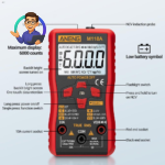 ANENG M118A Digital Meter Multimeter Tester Automatic Multimeter Real Rms Transistor Meter With NCV Data Held 6000 Counts