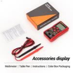 ANENG M118A Digital Meter Multimeter Tester Automatic Multimeter Real Rms Transistor Meter With NCV Data Held 6000 Counts