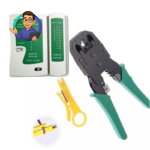 Set 2in1 Network RJ45 CAT5 RJ11 RJ12 LAN Cable + LAN Cable Checker