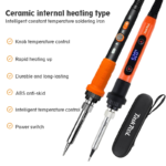 TASKTOOL Soldering Iron 80W LCD Screen Electric Iron Soldering Iron 220v Temperature Adjustable 180-520°C Fast Heating