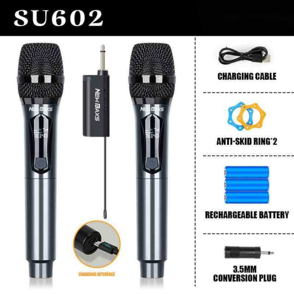 SU602 UHF Wireless Microphone (FM Cyclic KTV)