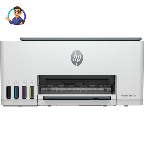 Hp Smart Tank 580 Wifi with 1 set of original ink